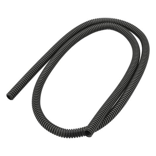 コルゲートチューブ(難燃性PP/内径7.6mm×1m/黒)_09-1877_DZ-CT7_OHM(オーム電機)