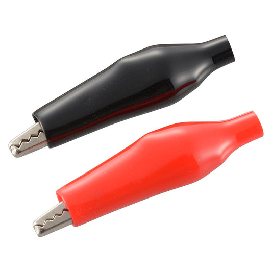 シールドクリップ中(全長36mm/電線別売/赤・黒各1個 計2個入)_09-1884_DZ-SCM/RK_OHM(オーム電機)