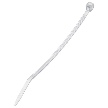 結束バンド(PP製/耐薬品/結束内径φ22まで/100mm/クリア/10本入)_09-1889_LOB-SG1010PC_OHM(オーム電機)