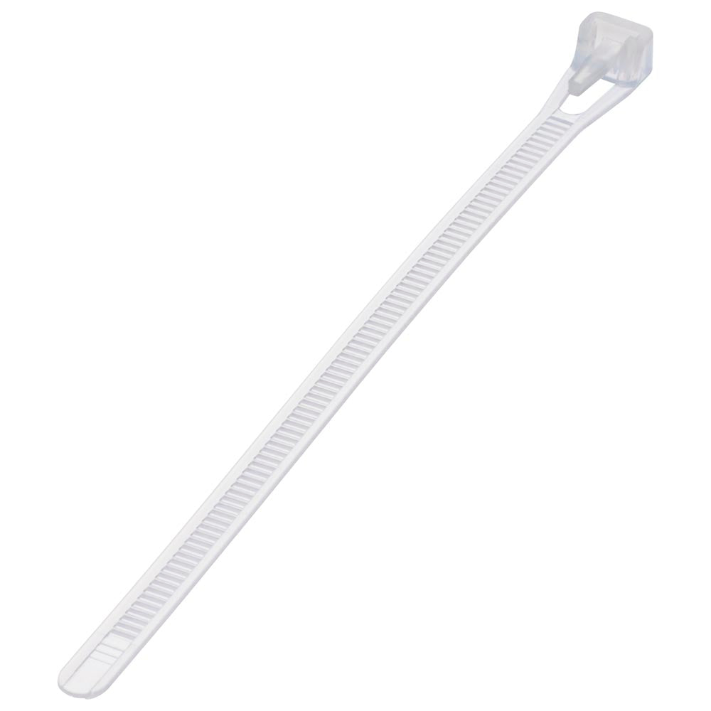 リピートタイ(PP製/耐薬品/結束内径φ38まで/150mm/クリア/10本入)_09-1890_LOB-SGR1510PC_OHM(オーム電機)