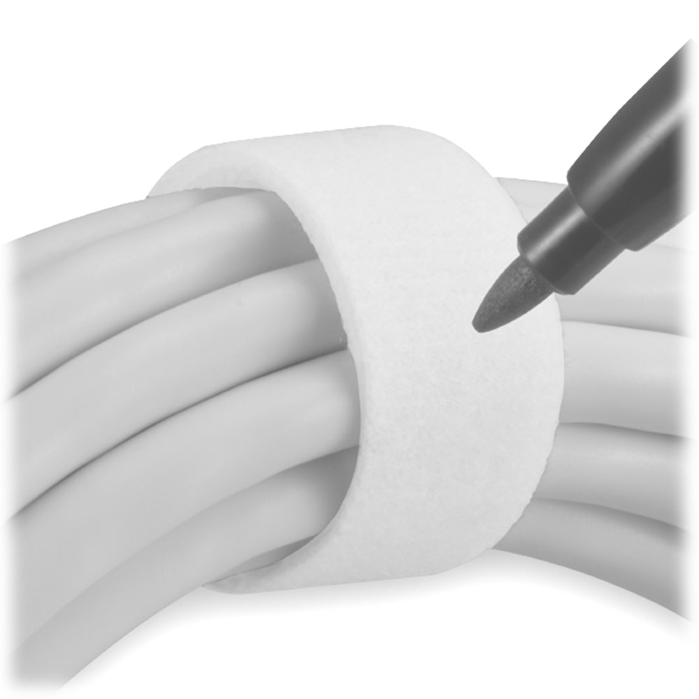 マジックタイ(幅10mm×1.5m巻/ホワイト)_09-1995_DZ-MT10150W_OHM(オーム電機)