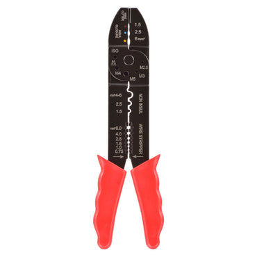 電工ペンチ(ワイヤー切断/絶縁端子圧着/ネジボルト切断/裸端子圧着/ワイヤーストリッパー)_09-2411_DZ-DP2411_OHM(オーム電機)