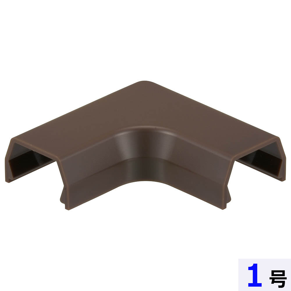 モール用曲がり(1号/チョコ/2個入)_09-2663_DZ-AMM1-CH/2P_OHM(オーム電機)