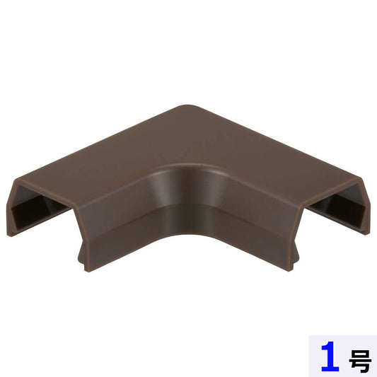 モール用曲がり(1号/チョコ/2個入)_09-2663_DZ-AMM1-CH/2P_OHM(オーム電機)