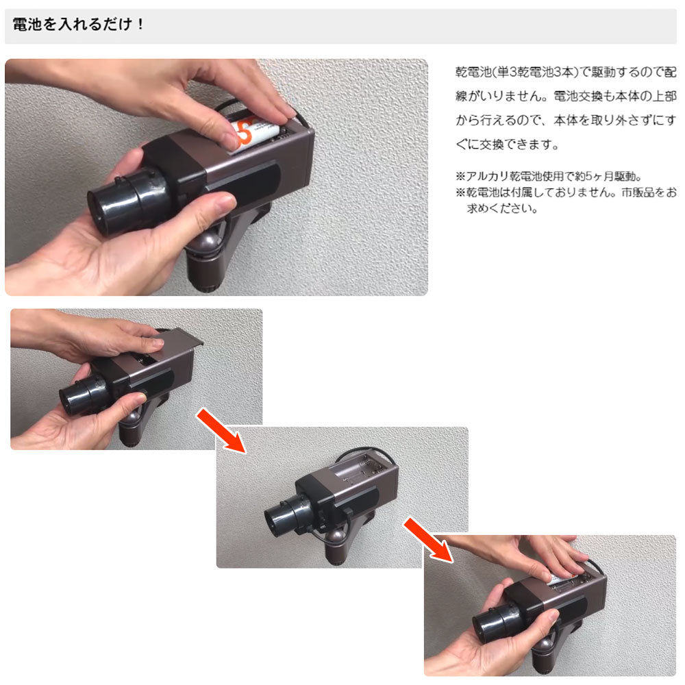 【メーカー取寄せ納期約2週間】 ダミーカメラ(ボックス型)_17-7693_AT-901D_Alterplus(オルタプラス)