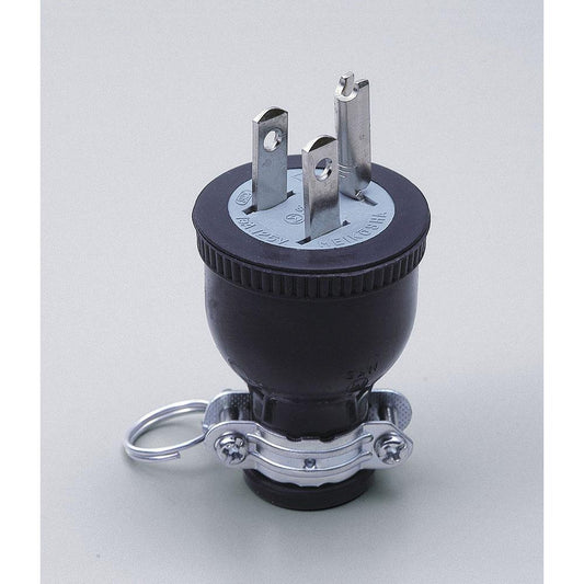 ゴムプラグ接地2P15A_A-161H_1029900_ELPA(エルパ・朝日電器)