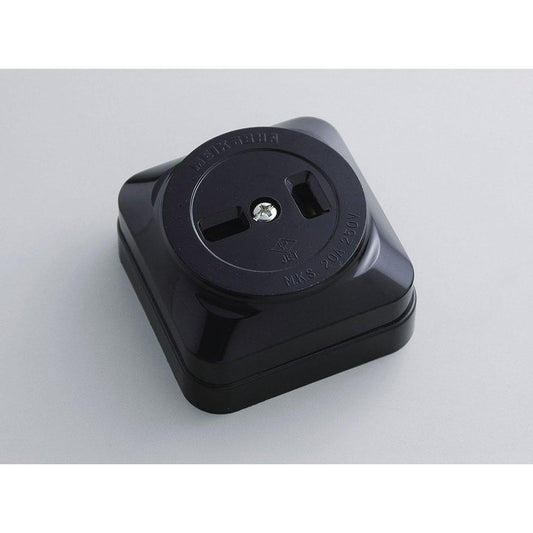 露出コンセント2P20A_AB-22BH_1030100_ELPA(エルパ・朝日電器)