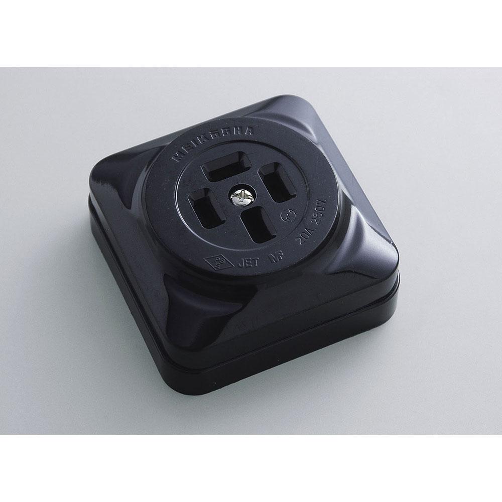 露出コンセント接地3P20A_AB-231BH_1030500_ELPA(エルパ・朝日電器)