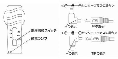 ACM1000_海外・国内マルチAC/DCアダプター 1000mA_YAZAWA(ヤザワコーポレーション)