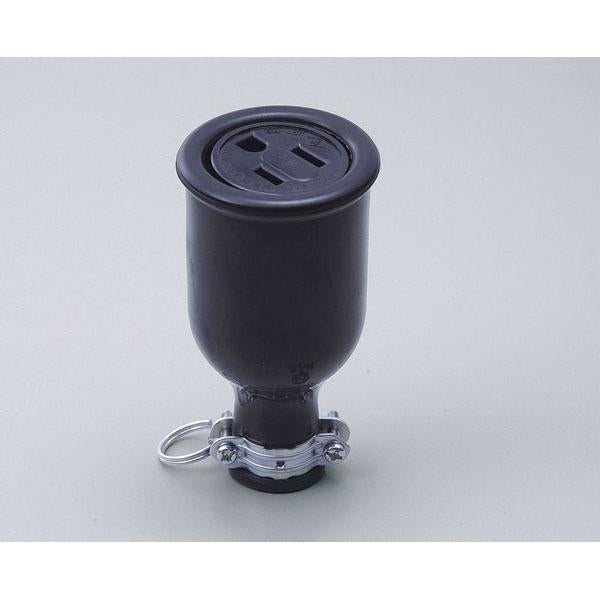 防水ゴムボディ接地2P15A_AG-121BH_1031500_ELPA(エルパ・朝日電器)