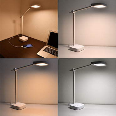 LEDデスクライト調光調色機能・USB給電機ポート搭載 AS-LED11(W) _ELPA(エルパ・朝日電器)