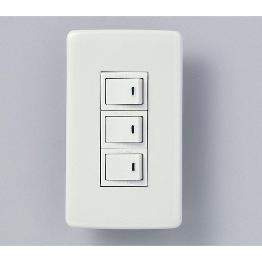 エレガント片切スイッチ×3_B-1956H_1484000_ELPA(エルパ・朝日電器)