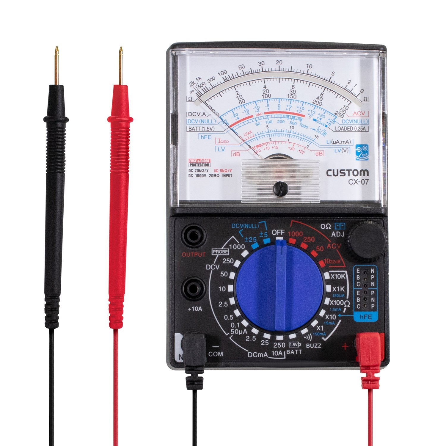 アナログテスター_CX-07_ELPA(エルパ・朝日電器)