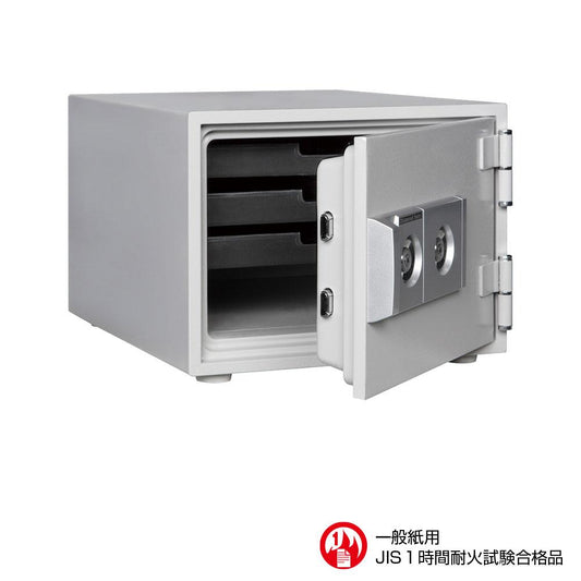 DW30-S ダイヤセーフ 家庭用金庫 2キータイプ(シリンダー(鍵)式) 30分耐火 30分耐火 40kg 29L B4サイズ用紙収納