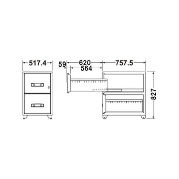 EB4-2G EIKO エーコー 耐火キャビネット 1時間耐火 155kg