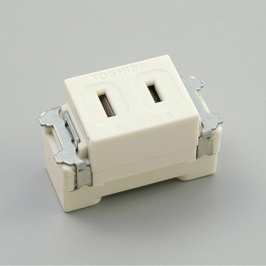 扉付シングルコンセント_EW-1101THN_1711900_ELPA(エルパ・朝日電器)