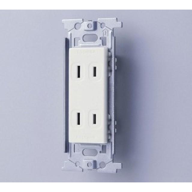 扉付ダブルコンセント_EW-1102THN_1712700_ELPA(エルパ・朝日電器)