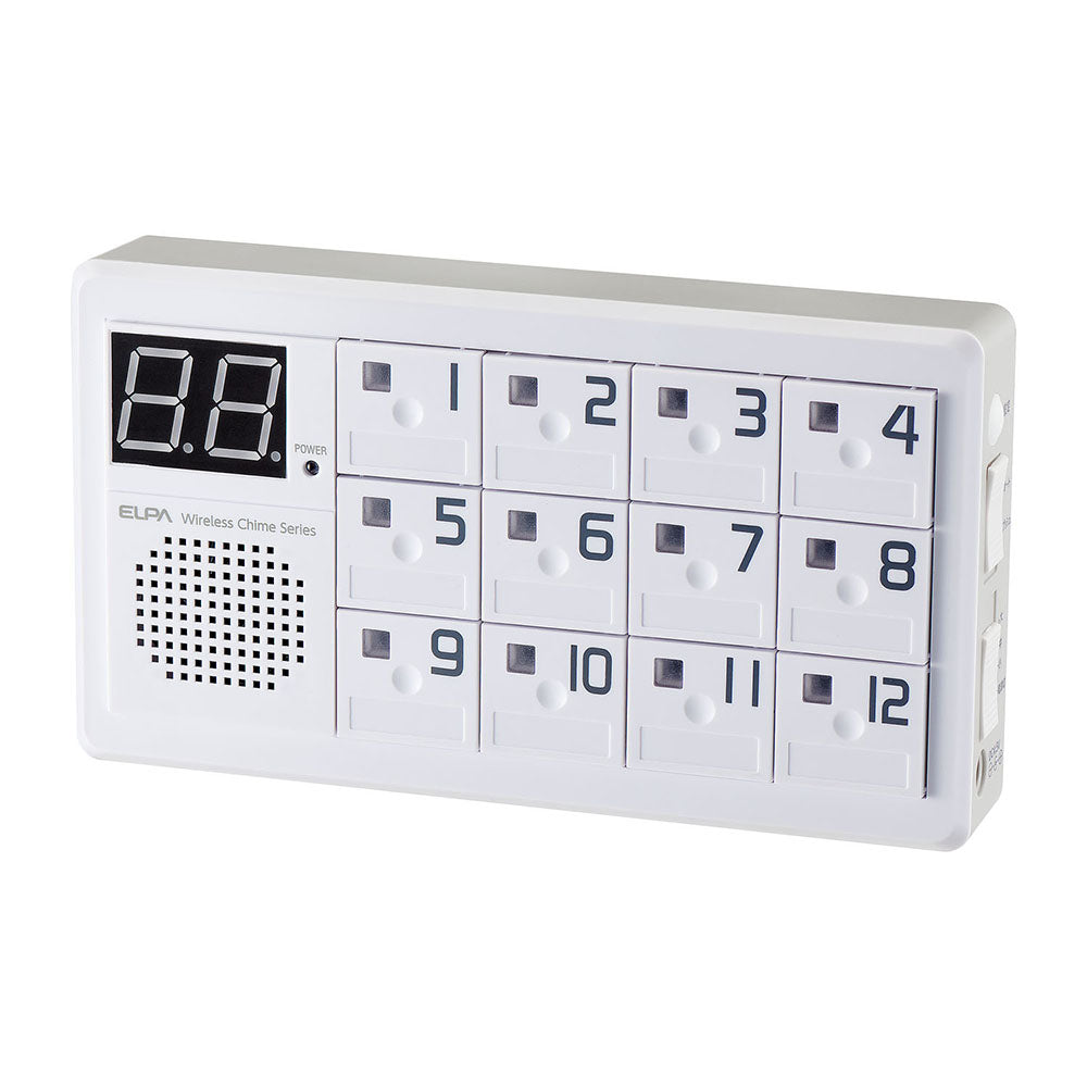 ワイヤレスチャイム 12Ch受信器_EWS-P70_ELPA(エルパ・朝日電器)