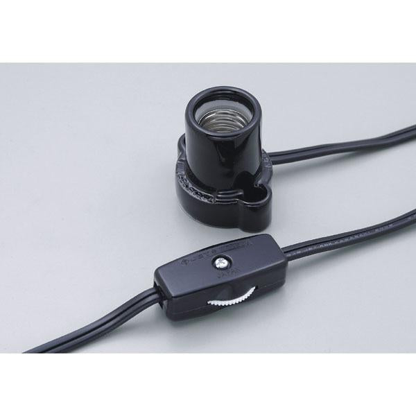 コード付ソケット_KP-M1715H-BK_1123000_ELPA(エルパ・朝日電器)