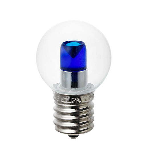LDG1CB-G-E17-G248_1766100_LED装飾電球ミニボール球形 E17 G30 クリアブルー_ELPA（エルパ・朝日電器）