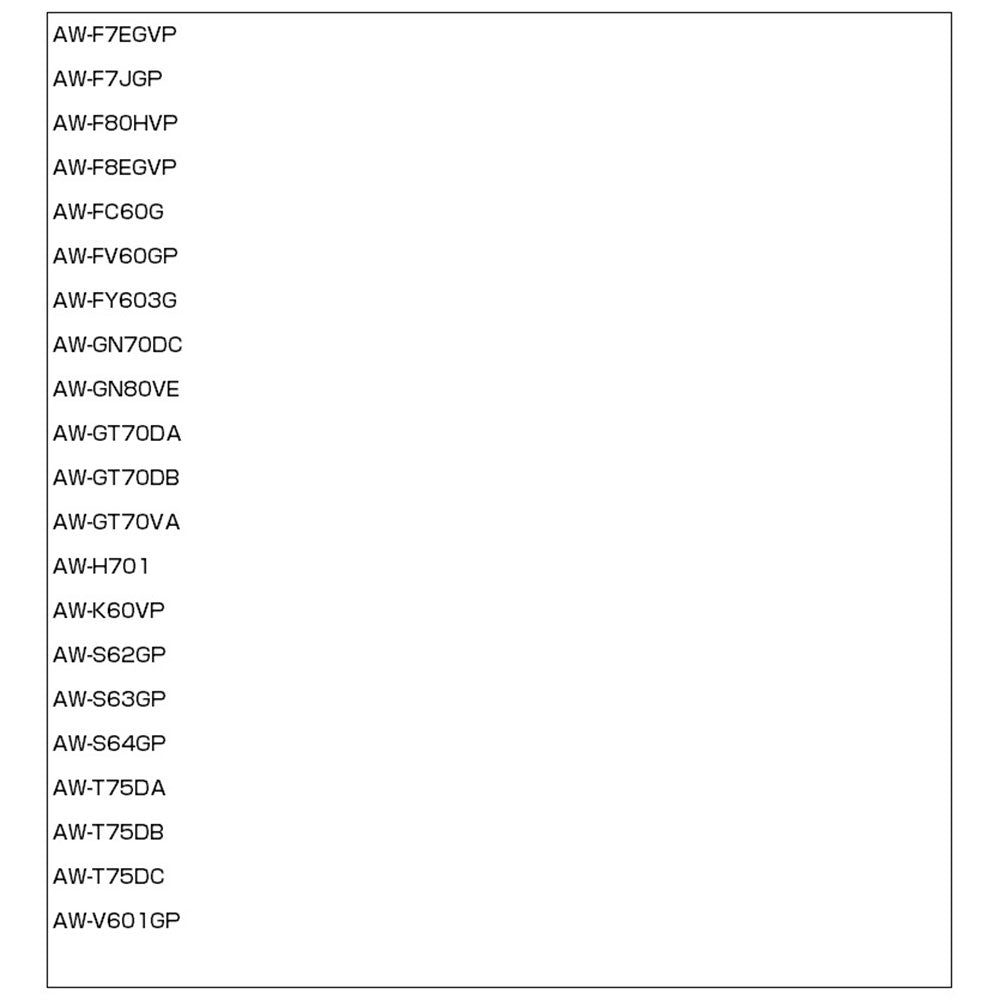 LF-T01-2P 糸くずフィルターE-T-2P ELPA(エルパ・朝日電器)