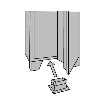 MF-4 EIKO エーコー 金庫オプション 簡易固定装置(キャスター(H)61mm専用※対応機種:PS-20・20E)