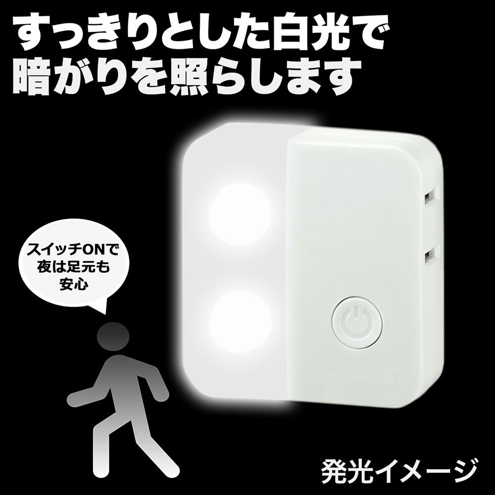 PM-LC101(W)_1942200_LEDスイッチ付ライト_ELPA(エルパ・朝日電器)