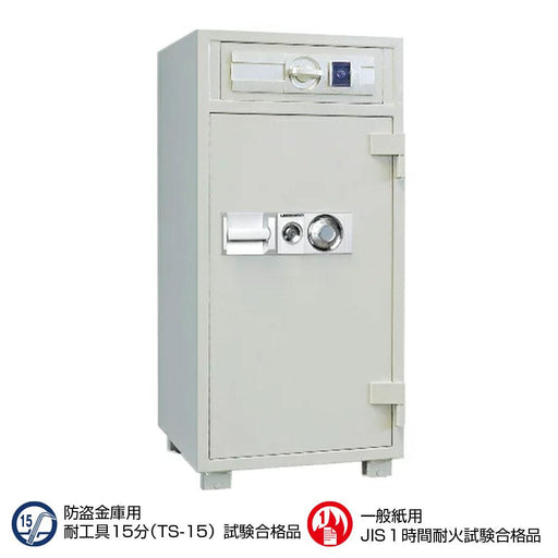 PTS129_夜間投入庫 ダイヤルタイプ 137L 320kg_【車上渡し・送料無料(※リフト所有※一部地域対象外)】【代引不可】【メーカー直送】_ダイヤセーフ