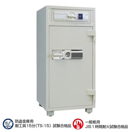 PTS129E_夜間投入庫 プッシュタイプ 137L 320kg_【車上渡し・送料無料(※リフト所有※一部地域対象外)】【代引不可】【メーカー直送】_ダイヤセーフ