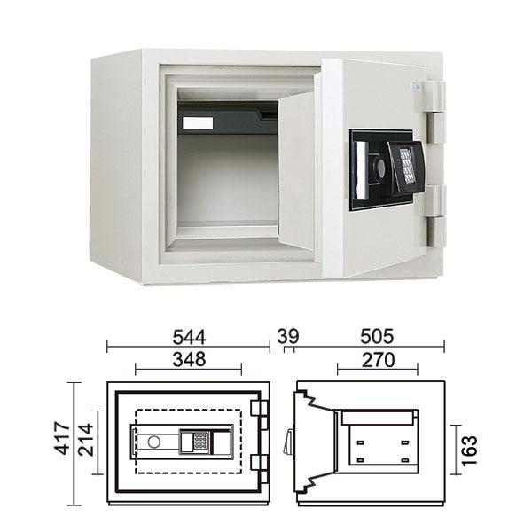 STJ-20ER_履歴テンキー式耐火金庫 ストロング 20L 110kg_【送料・設置料見積要】【代引不可】【メーカー直送】_KingCrown(日本アイ・エス・ケイ)