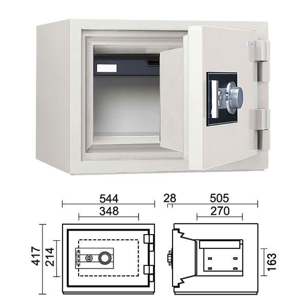 STJ-20SD_キングスーパーダイヤル耐火金庫 ストロング 20L 110kg_【送料・設置料見積要】【代引不可】【メーカー直送】_KingCrown(日本アイ・エス・ケイ)
