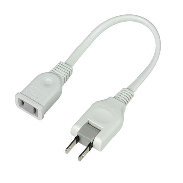 ちょっとコード 0.2m ホワイト W-1502NB(W)_ELPA(エルパ・朝日電器)