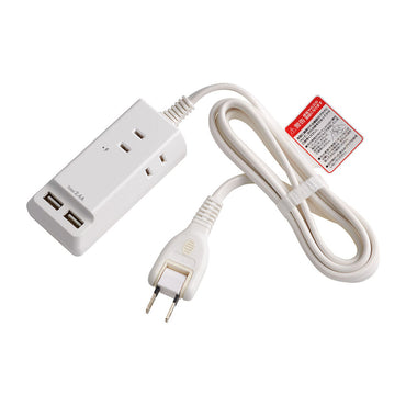 耐雷USBコード付きタップ 1.5m_WL-2215SU_ELPA(エルパ・朝日電器)