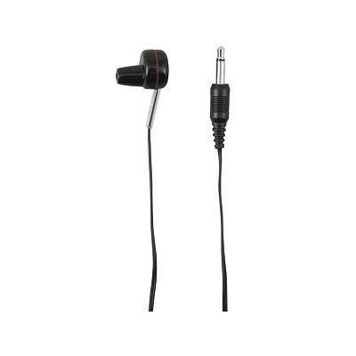ELP突起型モノラルイヤホンブラック3m_TR103BK_YAZAWA(ヤザワコーポレーション)