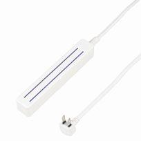 差込みフリータップ ロングタイプ 1.5m ホワイト_H6LS10015WH_YAZAWA(ヤザワコーポレーション)