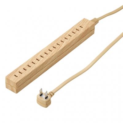 差し込みフリータップ ナチュラルウッド_Y0285015NW2_YAZAWA(ヤザワコーポレーション)