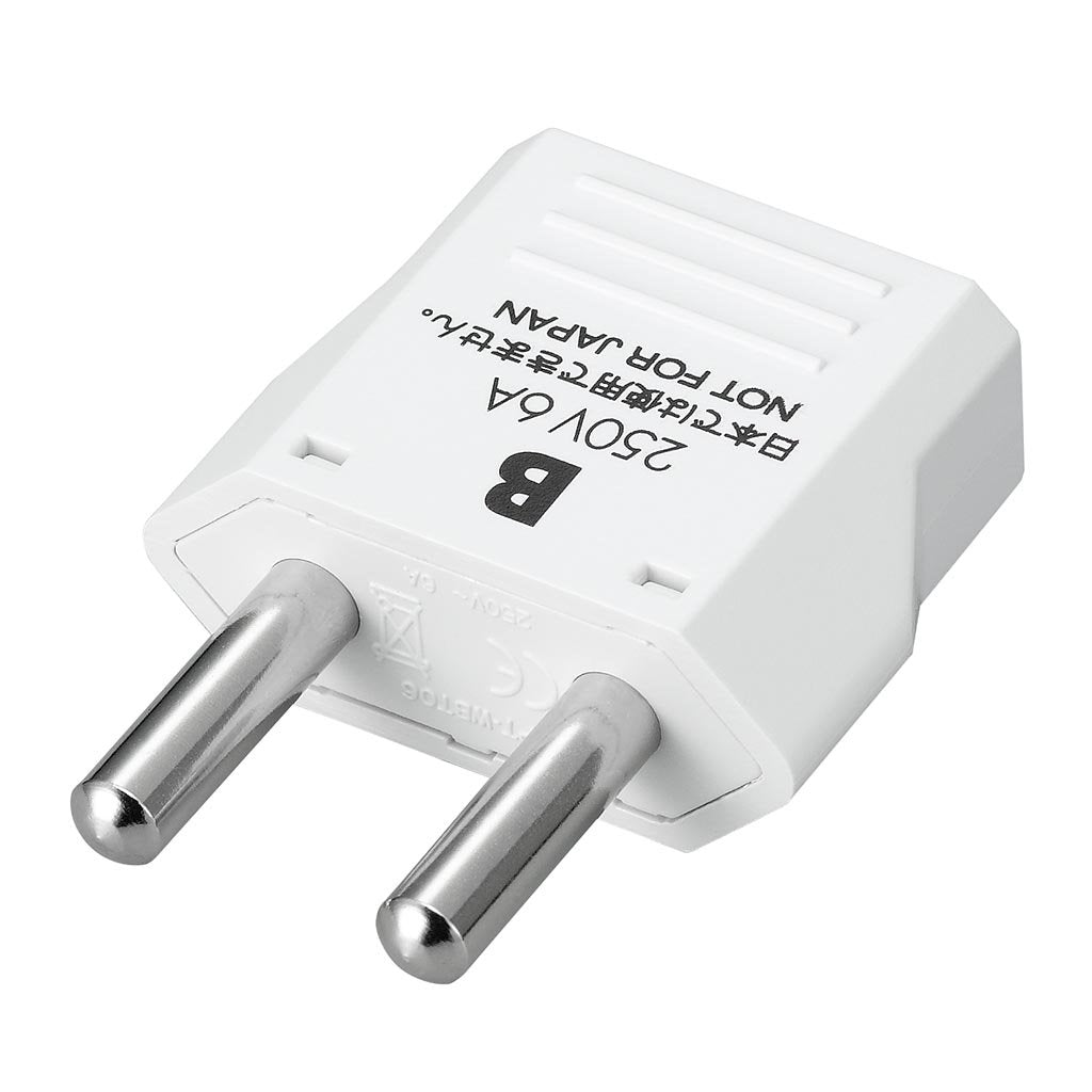 海外用電源プラグBタイプ_KP2_YAZAWA(ヤザワコーポレーション)