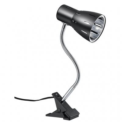 E26電球なしフレキシブルクリップライトブラック_CFX60X02BK_YAZAWA(ヤザワコーポレーション)