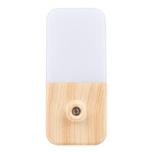 明暗LEDセンサーライト ナチュラルウッド_NASN23NW_YAZAWA(ヤザワコーポレーション)