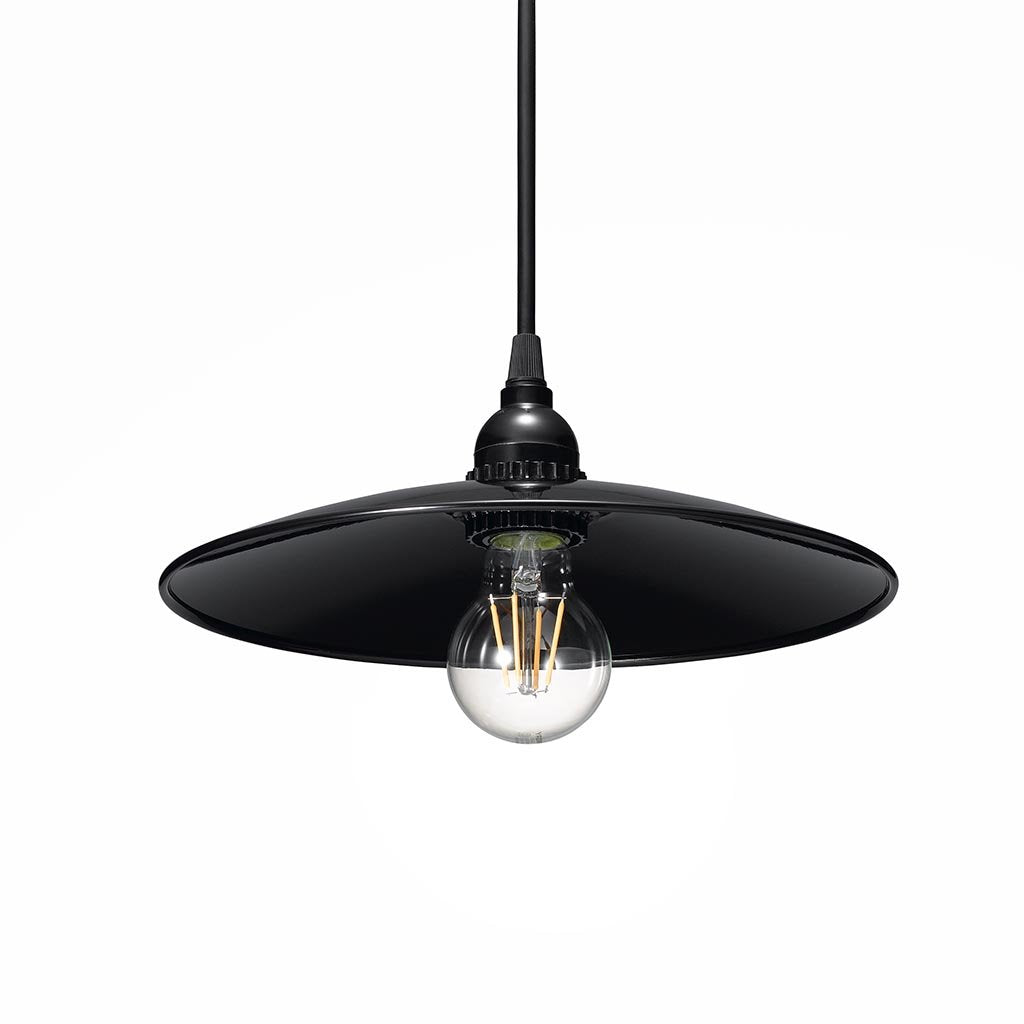 レトロペンダント ランプ付きペンダントライト ブラック_PDR04L01BK_YAZAWA(ヤザワコーポレーション)