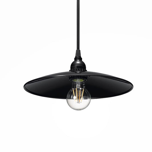 レトロペンダント ランプ付きペンダントライト ブラック_PDR04L01BK_YAZAWA(ヤザワコーポレーション)