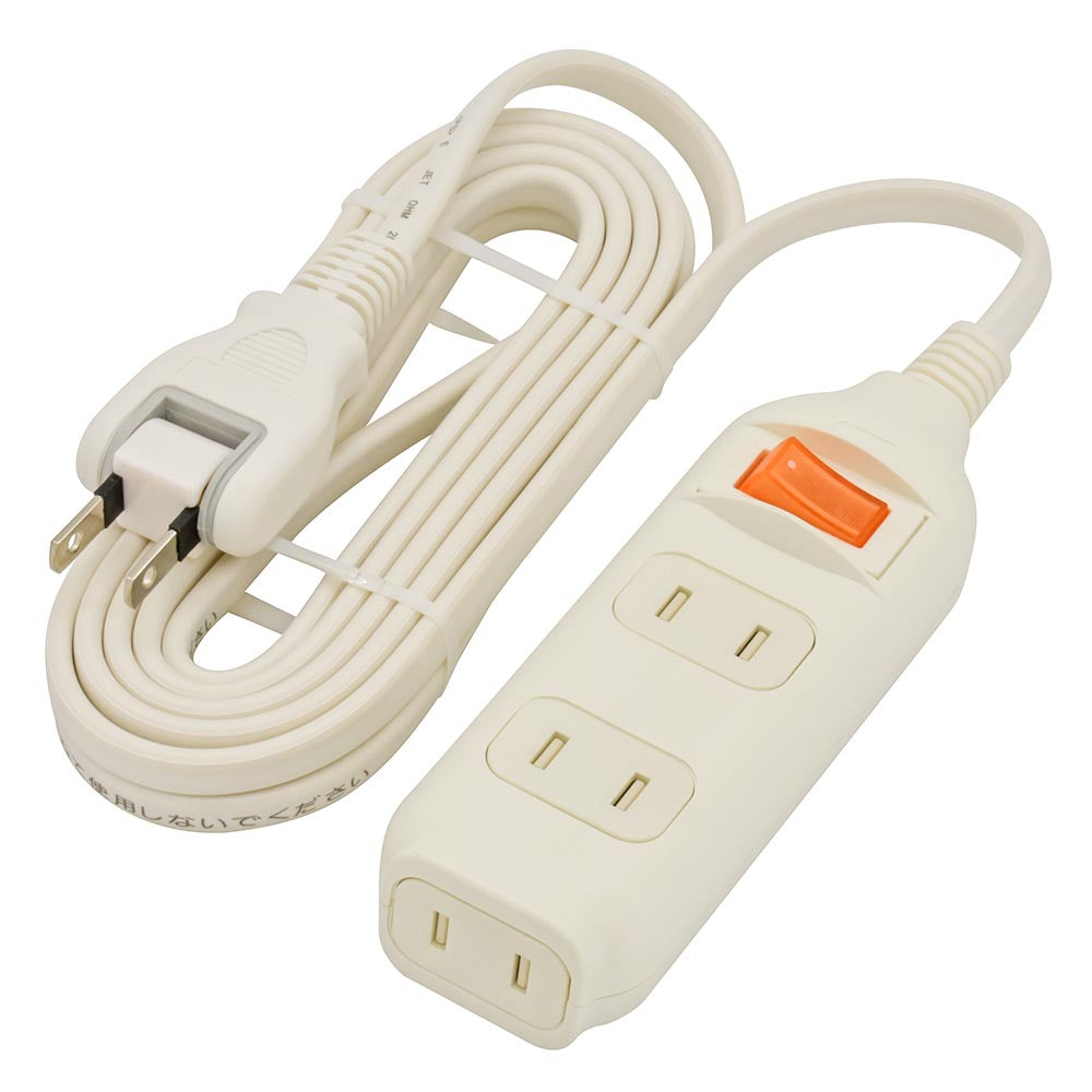 集中スイッチ付 節電タップ（3個口/3m/ホコリシャッター/フリープラグ/ホワイト）_00-1682_HS-TP33SW22_OHM（オーム電機）