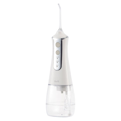 コードレスウォーターフロス（USB充電式/容量260ml/3段階水流/防水保護IPX6）_00-5878_HB-CA13-W_OHM（オーム電機）