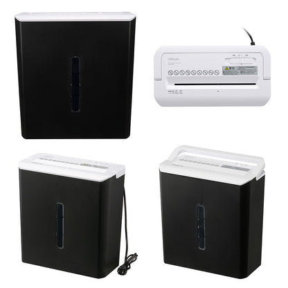 クロスカットシュレッダー（容量10リットル/A4/ハンドル付）_00-7029_SHR-X521H_OHM（オーム電機）