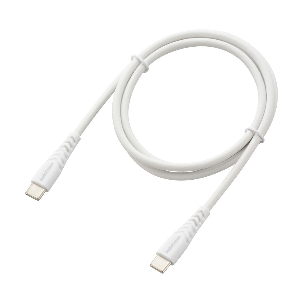 USBケーブル（Type-C to C/高耐久/USB PD対応/1m/ホワイト）_01-7265_SMT-LCC10N_OHM（オーム電機）