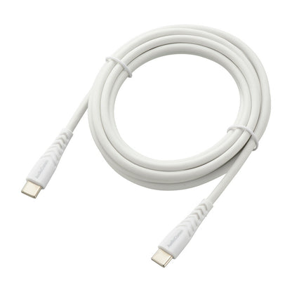 USBケーブル（Type-C to C/高耐久/USB PD対応/2m/ホワイト）_01-7266_SMT-LCC20N_OHM（オーム電機）
