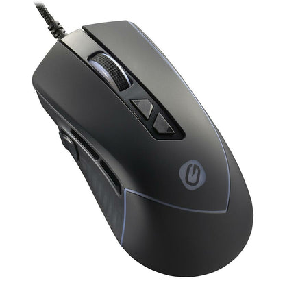 ゲーミングマウス（有線接続 USBType-A/ボタン数9/RGBバックライト/ケーブル長1.8m/本体質量120g/ブラック）_01-7277_PC-SMREX201-K_OHM（オーム電機）