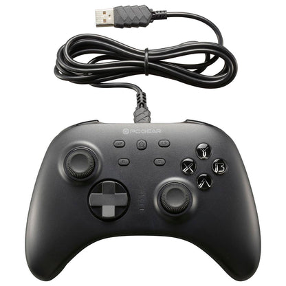 ゲームパッド REX101（有線接続 USB Type-A/RGBバックライト/ボタン数 21/マクロ機能/2段階トリガー/ケーブル1.8m/ブラック）_01-7279_PC-GPREX101-K_OHM（オーム電機）