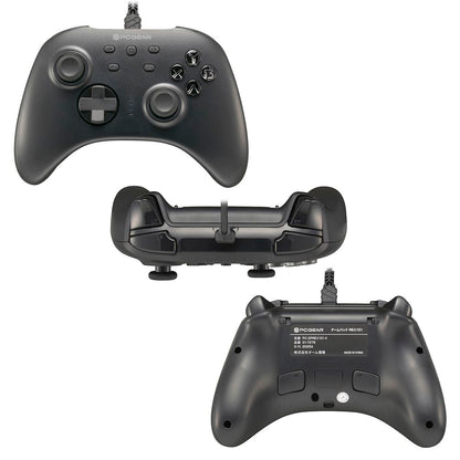 ゲームパッド REX101（有線接続 USB Type-A/RGBバックライト/ボタン数 21/マクロ機能/2段階トリガー/ケーブル1.8m/ブラック）_01-7279_PC-GPREX101-K_OHM（オーム電機）