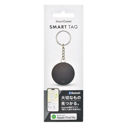 スマートタグ（紛失防止タグ/3Vコイン形電池CR2032/Bluetooth/黒）_01-7335_SMT-OB01-K_OHM（オーム電機）